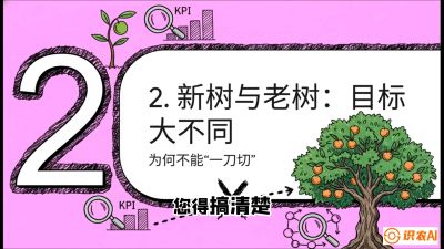 第3节：【春肥策略】开春底肥：新树&ldquo;扩版图&rdquo;，老树&ldquo;点引擎&rdquo;，课程：《柑橘底肥&ldquo;翻身账&rdquo;：从改土到高产的实战全书》