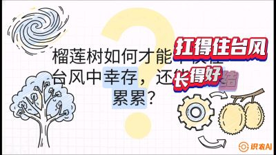 第四节：中国榴莲突围战：为生存重塑权型，抗台风矮化栽培与力学牵引，课程：《国产榴莲突围战：从泰国经验到中国实操的8堂必修课（高阶实战版）》