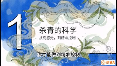 第05节（加工篇）：决胜2分钟：用&ldquo;数字温控&rdquo;破解杀青不匀，复刻大师级手工口感，课程：《茶金时代：从&ldquo;看天吃饭&rdquo;到&ldquo;精准控局&rdquo;的茶叶高产提质实战课》