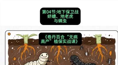 第04节：地下保卫战&mdash;&mdash;蛴螬、地老虎与螨虫 ，课程：《卷丹百合&ldquo;无病高产&rdquo;植保实战课》#识农AI