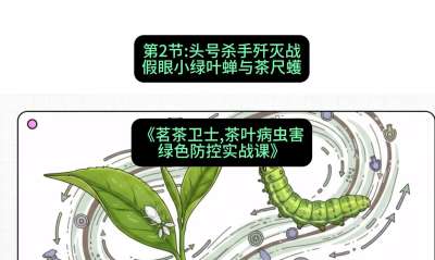 第02节：头号杀手歼灭战&mdash;&mdash;假眼小绿叶蝉与茶尺蠖，课程：《茗茶卫士&mdash;&mdash;茶叶病虫害绿色防控实战课》#识农AI