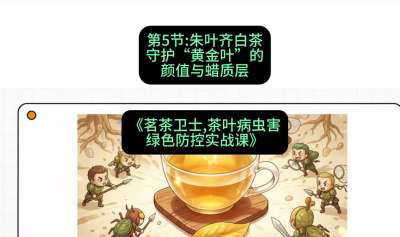 第05节：朱叶齐白茶&mdash;&mdash;守护&ldquo;黄金叶&rdquo;的颜值与蜡质层（重点），课程：《茗茶卫士&mdash;&mdash;茶叶病虫害绿色防控实战课》#识农AI